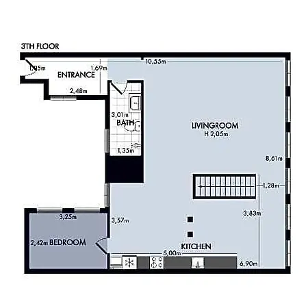 Fantastic Bright With A Balcony In The Heart Of Hotel 3*